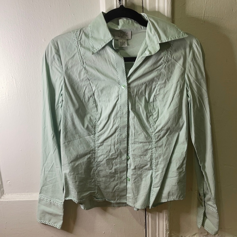 Long Sleeves Loft  Dress Female Shirt